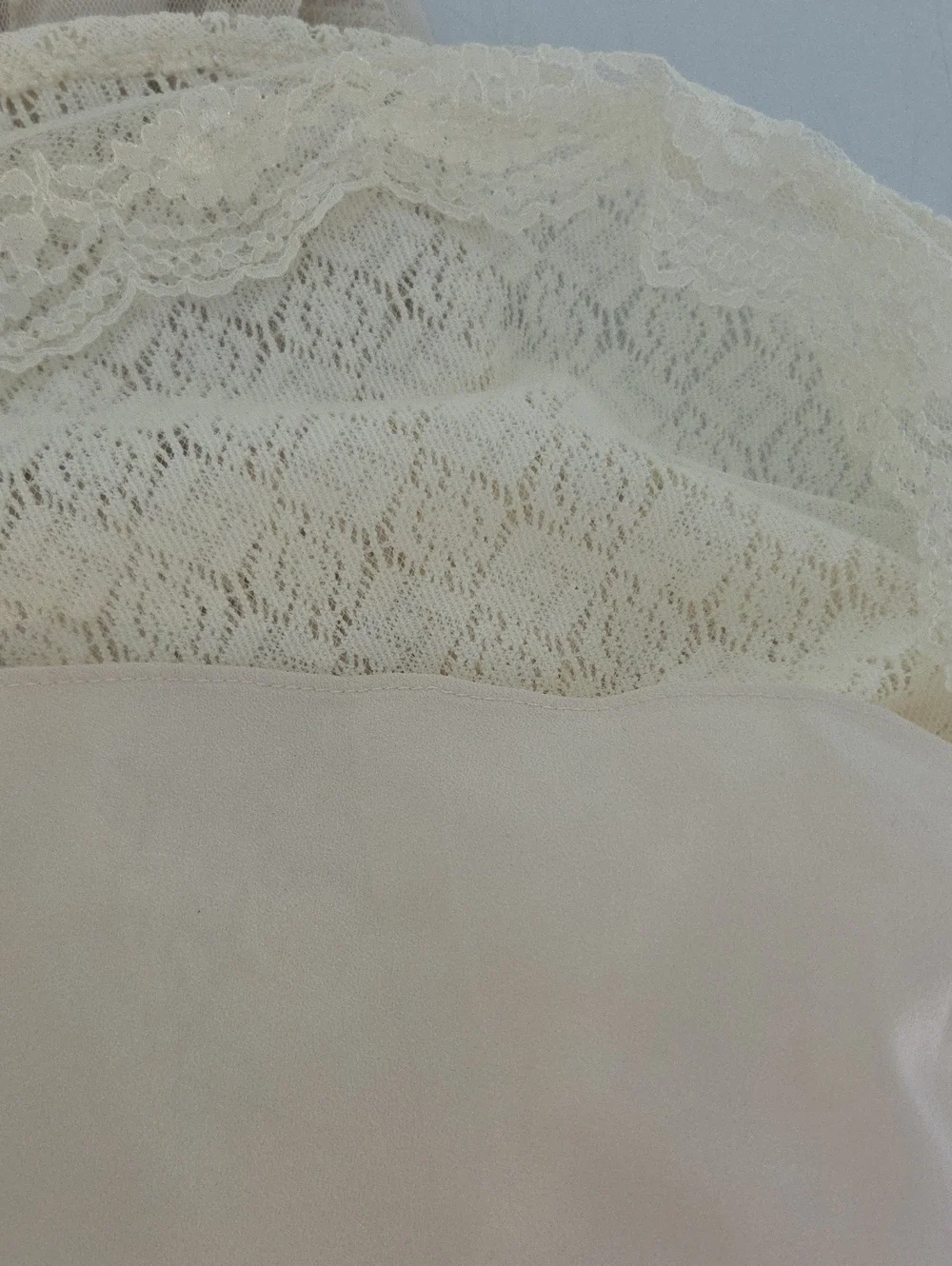 Free People Cream Lace Mini Dress Women Small - Picture 3 of 6